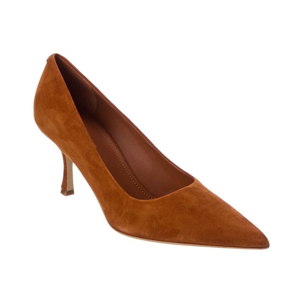Ferragamo Elydea Suede Pump, Brown